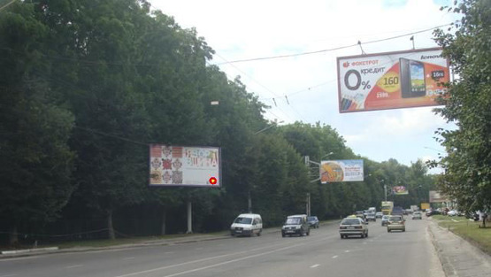 Фото рекламной плоскости по адресу Выговского ул., 55