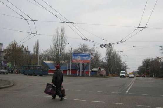 Фото рекламной плоскости по адресу ул. Щорса - Ивановский мост (призма)