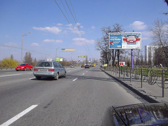 Фото рекламной плоскости по адресу Воссоединения/ул.Плеханова напрвление на Ленинградскую пл.