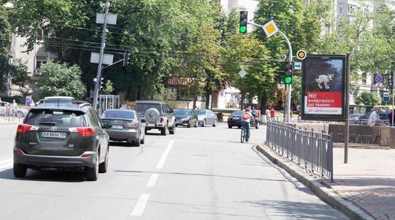 Фото рекламної площини за адресою Михаила Грушевского ул. 36