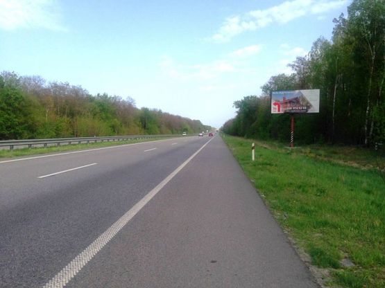 Фото рекламной плоскости по адресу Харківська траса, с. Семенівка, км 77+400 право