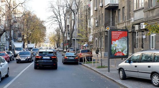 Фото рекламной плоскости по адресу Институтская ул. 29-25