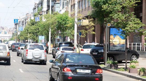Фото рекламной плоскости по адресу Саксаганского ул., 96