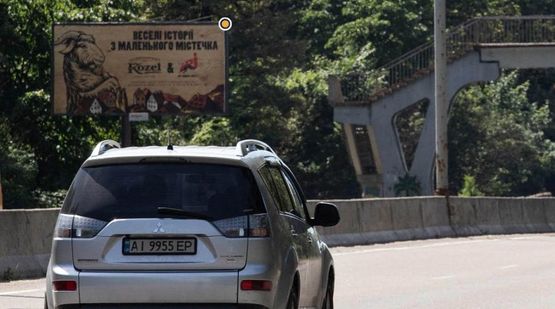 Фото рекламной плоскости по адресу Большая Кольцевая дорога, к Городской ул. и Гостомельскому шоссе