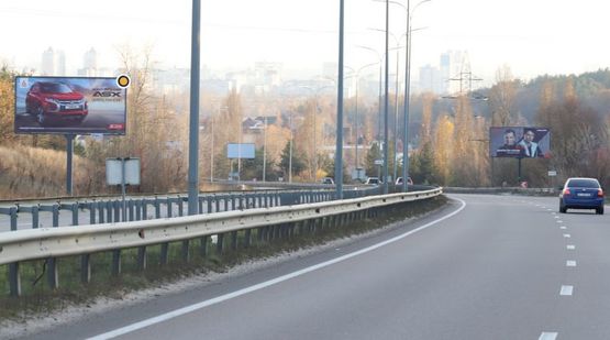 Фото рекламной плоскости по адресу Богатырская ул., в сторону Киева