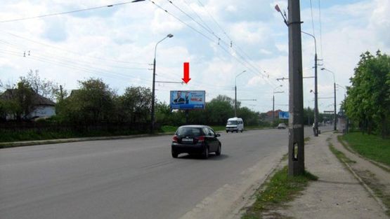 Фото рекламной плоскости по адресу Князя Владимира пр. / Проточный пер., не доезжая до Шевченка пл., возле р. Протока