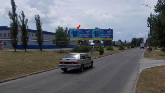 Фото рекламної площини за адресою Сенявина пр-т, в центр, левый !!! Размер 3020х6020 мм !!!