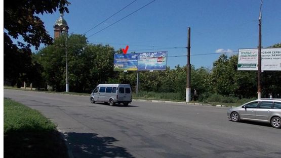 Фото рекламной плоскости по адресу Буденного ул / 200 лет Херсона пр., автовокзал, левый