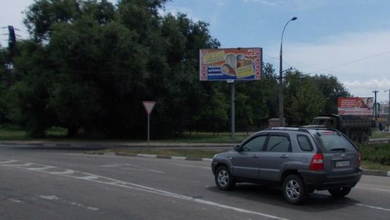 Фото рекламной плоскости по адресу Паровозная ул /200 лет Херсона пл, птичка, правый