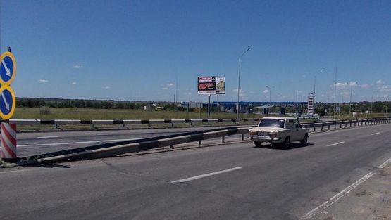 Фото рекламної площини за адресою Николаевское шоссе, выезд 1, до поворота на п.Степановка