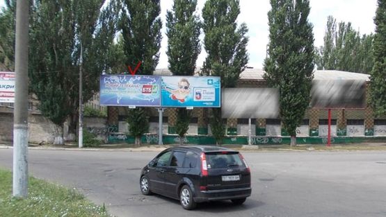 Фото рекламной плоскости по адресу 40 лет Октября ул. / Кременчуцкая ул., левый