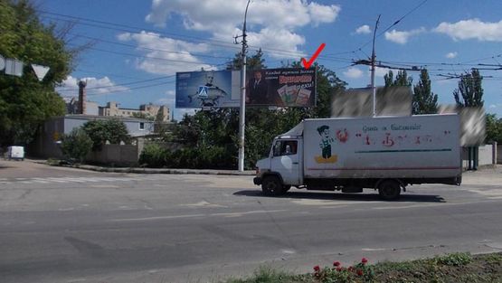 Фото рекламної площини за адресою Корабельная пл / Краснофлотская ул, правый