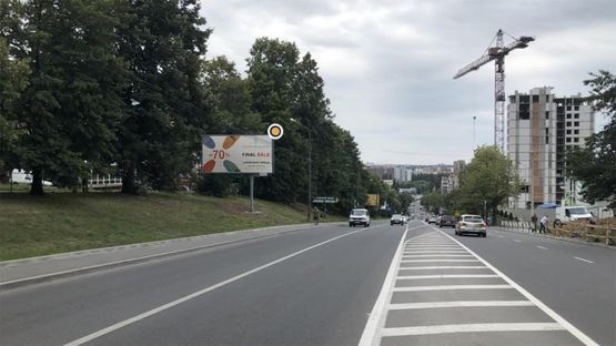 Фото рекламної площини за адресою Свободы ул.,3а, в сторону пр.Мира