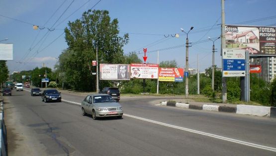 Фото рекламной плоскости по адресу Независимости ул. / Ивасюка ул., АЗС „Словнафт”, возле моста через р.Быстрицу, к центру