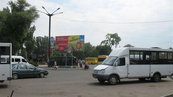 Фото рекламной плоскости по адресу Башкирская ул., Ж\Д вокзал Кривой Рог-Главный, со стороны конечной МТС