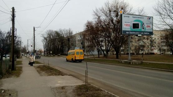Фото рекламної площини за адресою Владимирская ул, 93 / Княгини Ольги, в центр