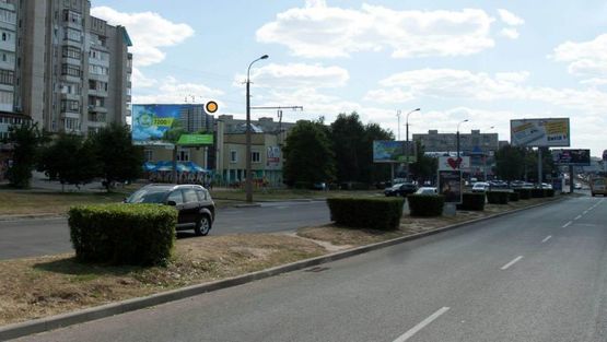 Фото рекламной плоскости по адресу Соборности пр. 9, в центр