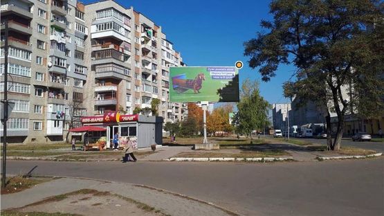 Фото рекламної площини за адресою Королева ул / Ивасюка ул / Бандеры С ул