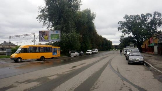 Фото рекламной плоскости по адресу Вокзальная ул, справа