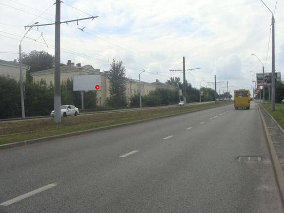 Фото рекламной плоскости по адресу Княгини Ольги ул / Шумского ул, из центра