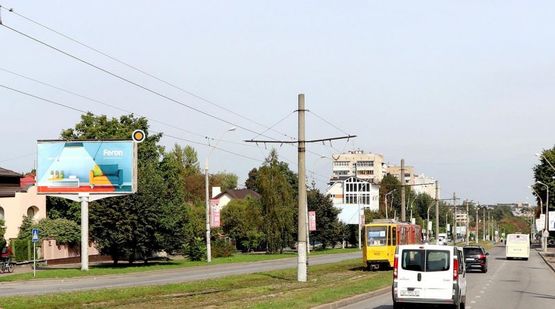 Фото рекламной плоскости по адресу Княгини Ольги ул / Шумского ул, в центр