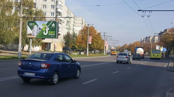 Фото рекламной плоскости по адресу Сыховская ул / Зубривская ул, к Зеленой ул