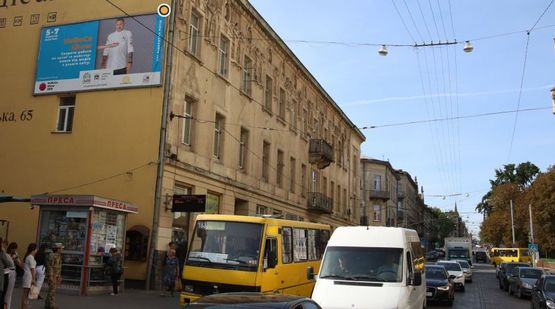 Фото рекламной плоскости по адресу Городоцкая ул., 67