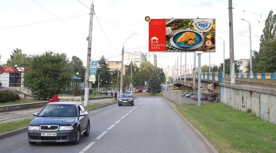 Фото рекламной плоскости по адресу Княгини Ольги, ул. 106