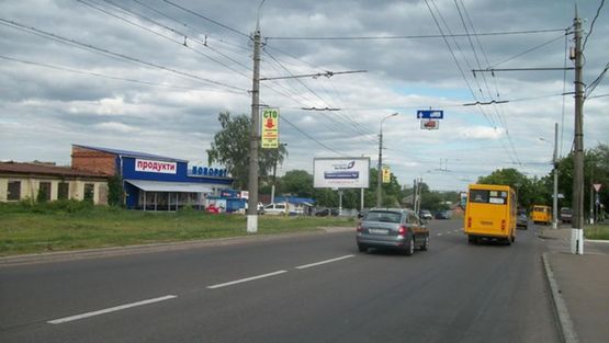 Фото рекламной плоскости по адресу Белопольское шоссе / 8-го Марта ул., в центр