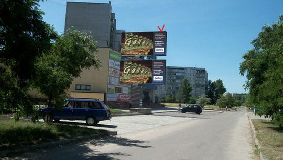 Фото рекламной плоскости по адресу Лушпы М пр, верхний, в центр