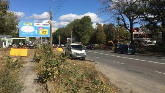 Фото рекламной плоскости по адресу 15-го Квитня ул. / Збаражское шоссе, из центра