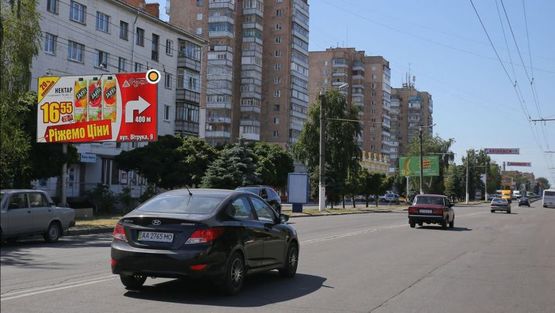 Фото рекламной плоскости по адресу Киевская ул, 112, в центр