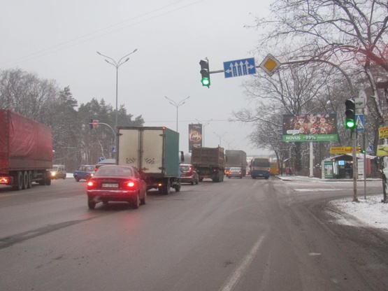 Фото рекламної площини за адресою просп. академика Палладина, перекресток с ул.Плодовой