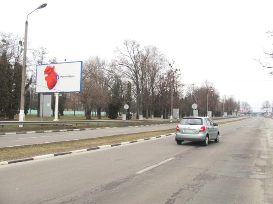 Фото рекламной плоскости по адресу Дорога из аэропорта "Борисполь", 2+850 метров (слева), в направл. Бориспольского шоссе