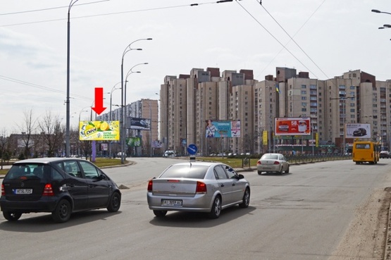 Фото рекламной плоскости по адресу Героев Сталинграда пр-кт - ул. Приречная