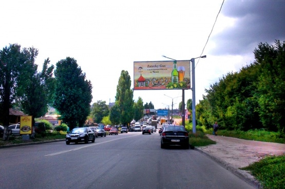 Фото рекламной плоскости по адресу Павлова Ак. ул., 120/6, (АЗС "Shell", маркет "ЕРА", Трактирь "Артель", СТО, Автотехцентр, дом электроники "Target"), направл. Московского просп.