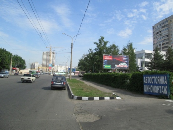 Фото рекламної площини за адресою Свободы Людвига ул., 46, (ресторан "Мафия", маркет "Класс", "АЛЛО", автомагазин, компьютерный клуб "Pyramida"), направл. из центра