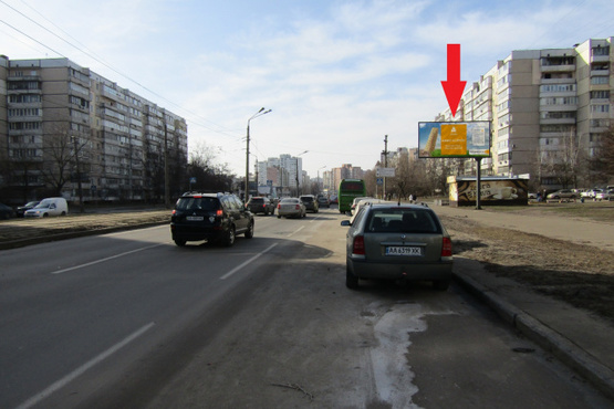 Фото рекламної площини за адресою Тростянецкая ул. 7, (Billa, Фуршет, ТРЦ "New Way"), в направ. ул. Ревуцкого