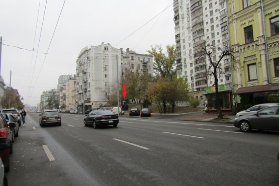 Фото рекламной плоскости по адресу Саксаганского ул., 54/56 (в сторону Победы просп., Universal банк, Дирекция художественных выставок, возле пиццерии Да Марио)