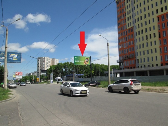 Фото рекламной плоскости по адресу ул. Гвардейцев Широненцов, 68-В ( ТЦ ЭКВАТОР, СМ ВЕЛМАРТ, АЗС ANP) направление к ул. Дружбы Народов