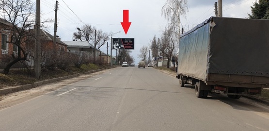 Фото рекламної площини за адресою Тюринская ул., 96 , в направлении Московского просп.