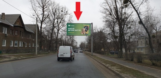 Фото рекламной плоскости по адресу Халтурина ул. 8, в направлении просп. Льва Ландау