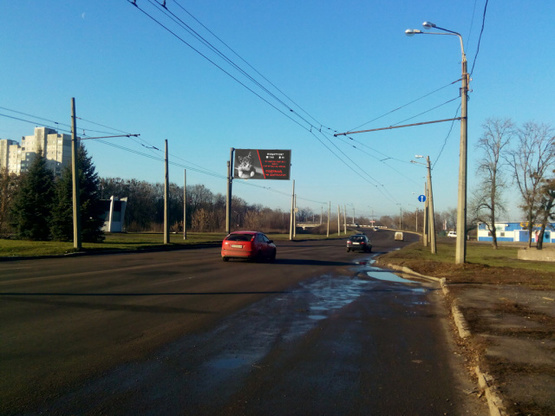 Фото рекламної площини за адресою ул.Лосивская, направл. из центра, ст. м. Масельского