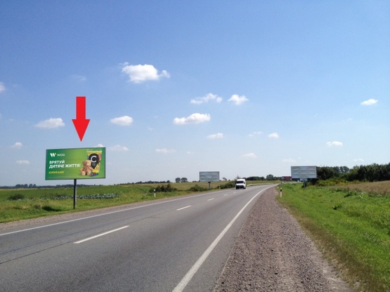 Фото рекламной плоскости по адресу Кольцевая дорога (Автодорога Киев-Чоп), км 530+600