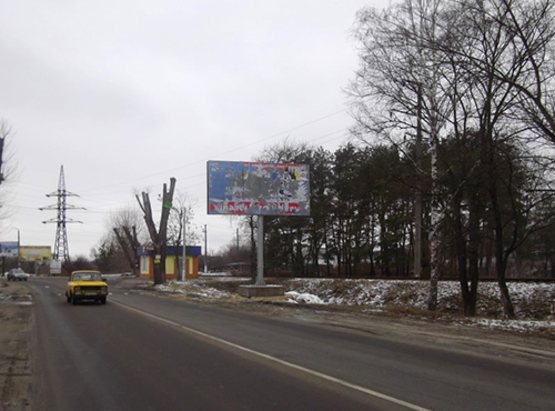 Фото рекламной плоскости по адресу ул. Чкалова (Киев-Ирпень, первый перед поворотом на кафе "Караван-Гала")