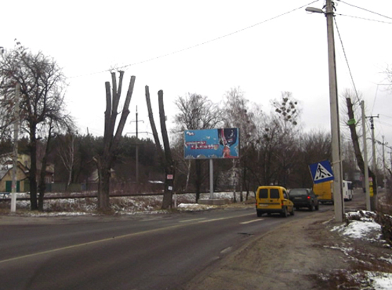 Фото рекламной плоскости по адресу ул. Чкалова (Ирпень-Киев, выезд на тр. Киев-Ковель)
