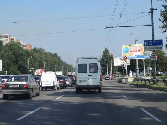 Фото рекламной плоскости по адресу Запорожское шоссе - Космическая ул., в центр