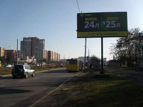 Фото рекламной плоскости по адресу Червоної Калини просп., 44