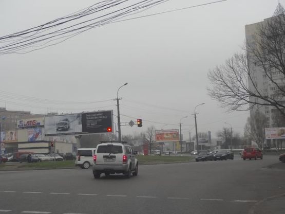 Фото рекламної площини за адресою Космическая ул. - Мандрыковская ул., правая