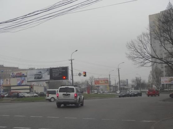 Фото рекламної площини за адресою Космическая ул. - Мандрыковская ул., правая